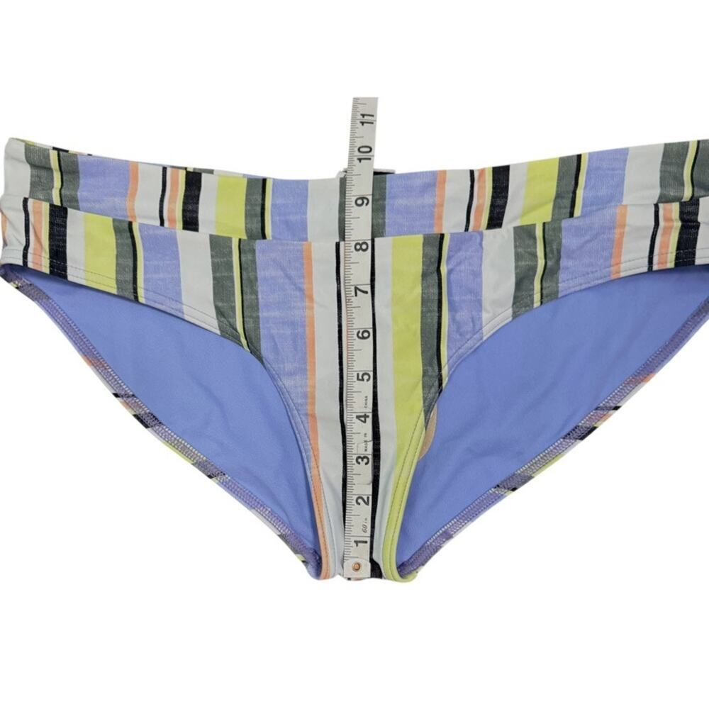 Prana‎ Presolana Bottom Bikini Women L Morning Glory Stripe NWT Swim Beach - Picture 8 of 8
